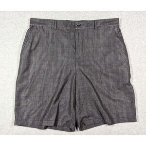Dunning Golf Men Shorts Size 38‎ Plaid Glen Check Chino Performance Outdoor